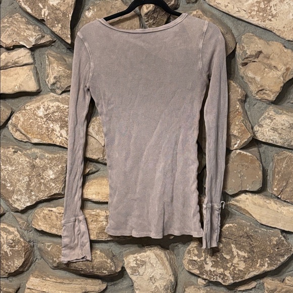 Gray Butterfly damsel style thermal top - Picture 3 of 8